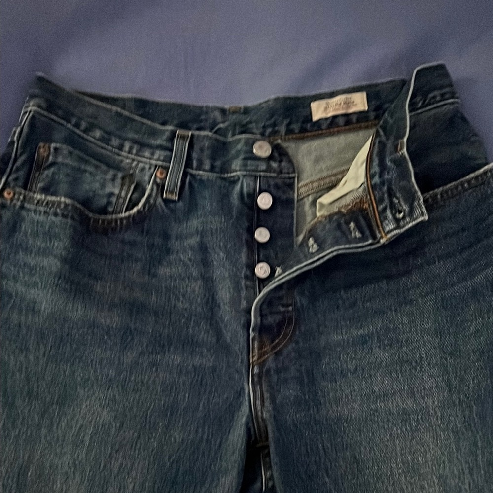 Levi's 501 90s Selvedge Blue Denim Jeans